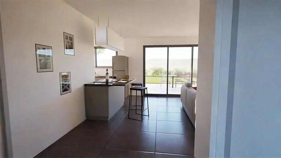 Entrée de la maison moderne