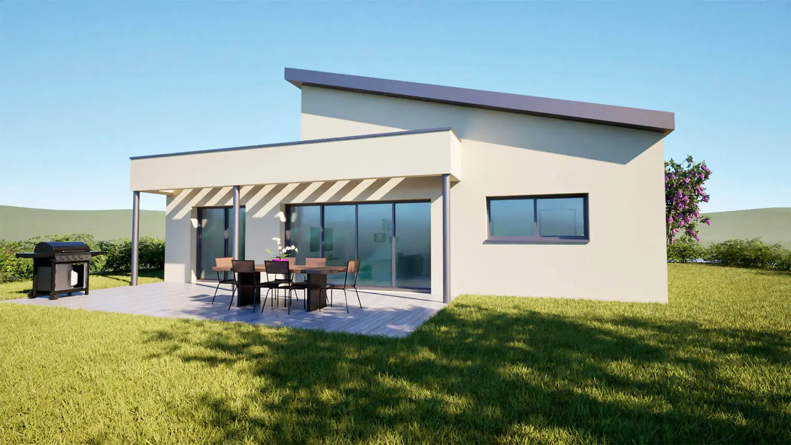 Modèle de maison moderne